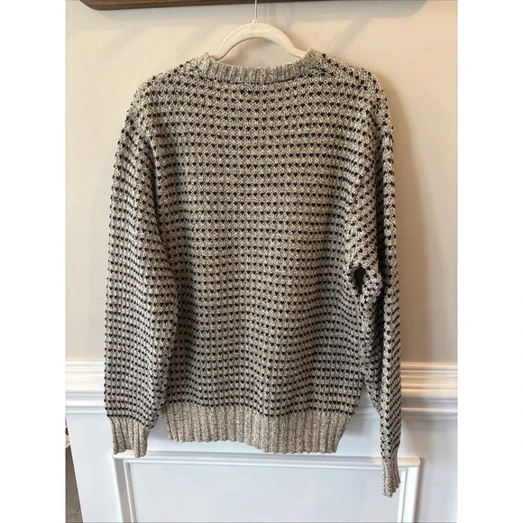 Vintage 90s Woolrich Wool Blend Crewneck Fisherman's Sweater - Picture 6 of 6